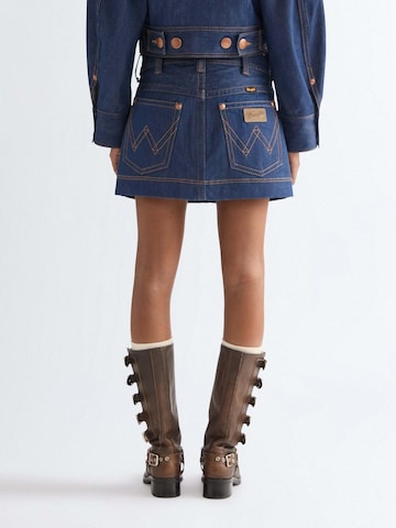 WRANGLER Rok 'Super Wrangler' in Blauw