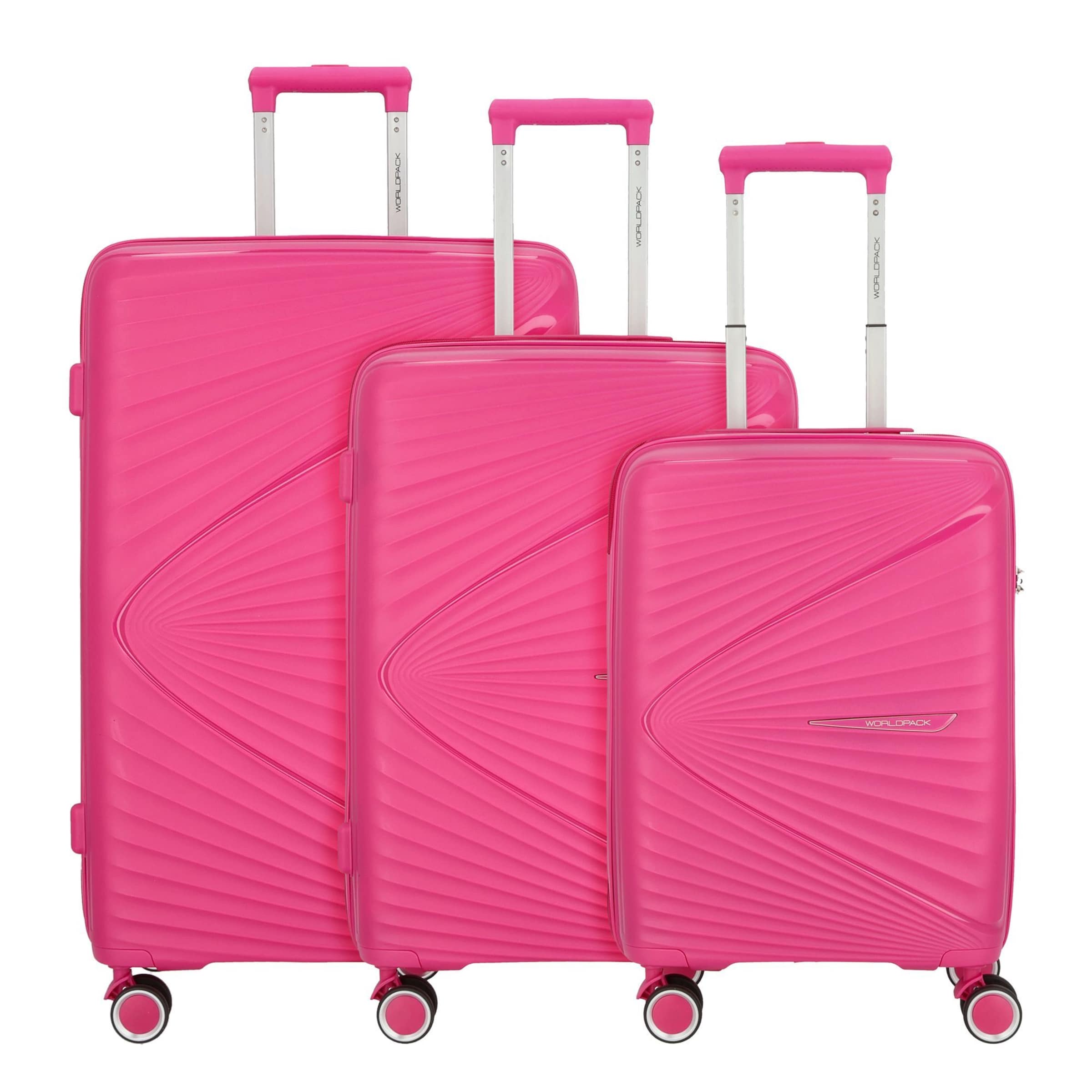 American Tourister Suitcase Set Summer Hit in Magenta ABOUT YOU