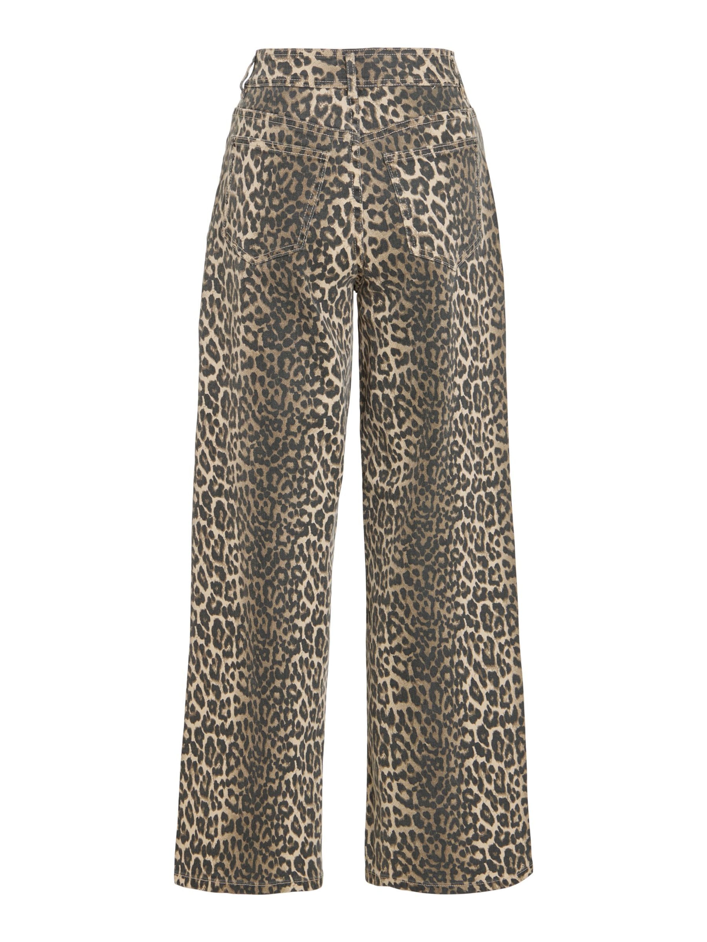 VILA Wide Leg Jeans in Beige