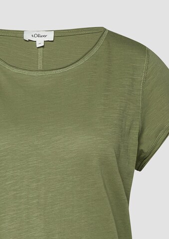 T-shirt s.Oliver en vert