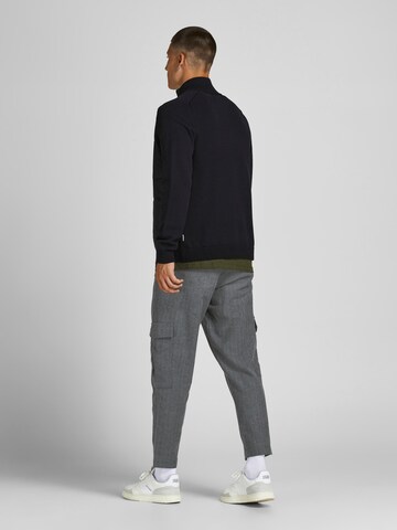 JACK & JONES Конический (Tapered) Брюки-карго 'Bill Beau' в Серый