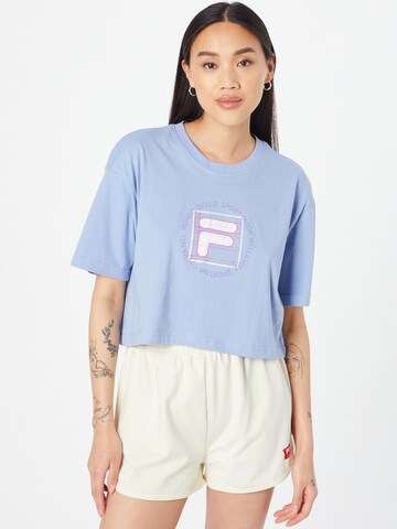 FILA Shirt 'RAISA' in Blauw: voorkant