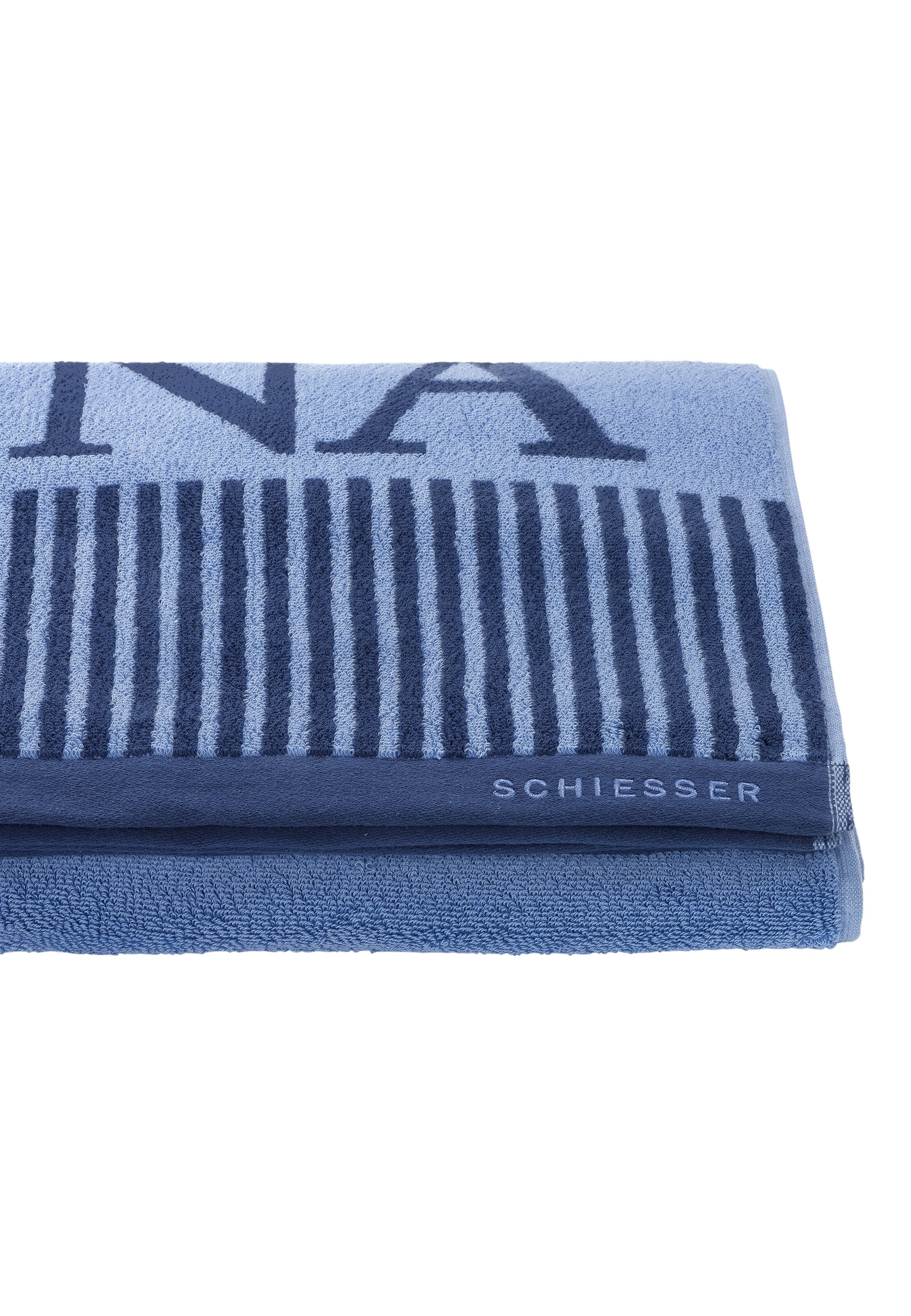 SCHIESSER Saunatuch 'Rom' in Blau