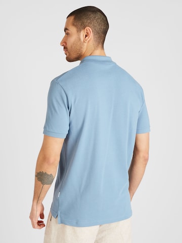 T-Shirt 'Dante' SELECTED HOMME en bleu