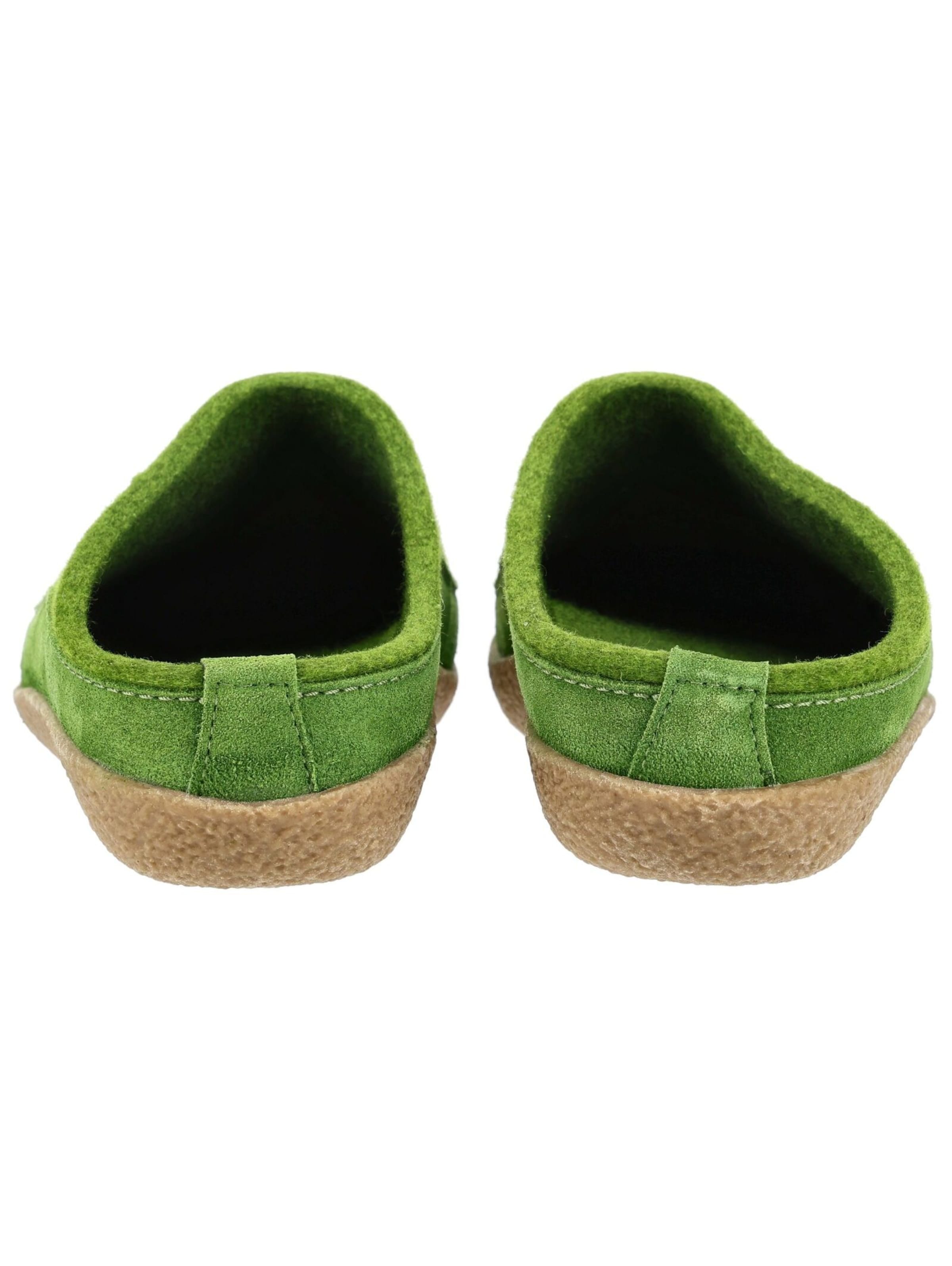 HAFLINGER Huisschoenen in Groen