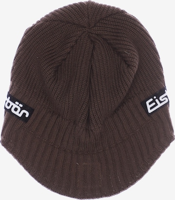 Eisbär Hat & Cap in One size in Brown: front
