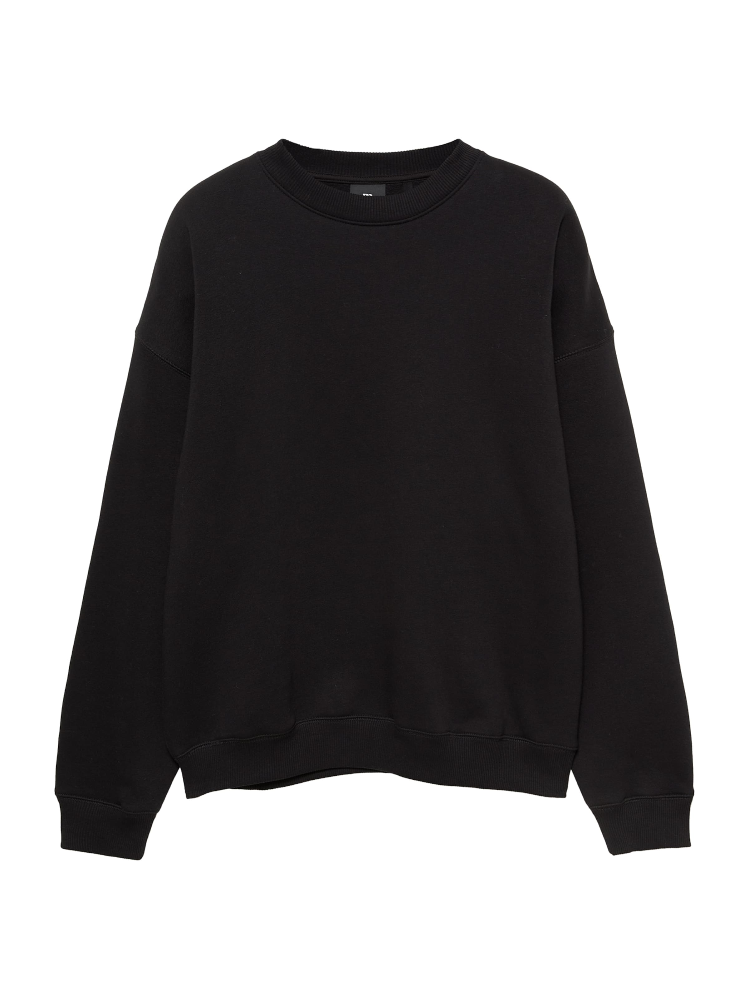 Pull&Bear Bluzka sportowa w kolorze czarny: przód