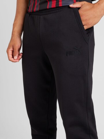 PUMA Tapered Sporthose 'ESS' in Schwarz