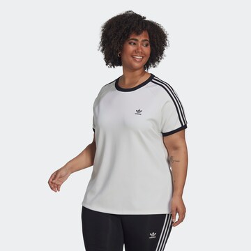ADIDAS ORIGINALS Shirt 'Adicolor Classics' in Weiß: Vorderseite