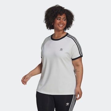 Tricou 'Adicolor Classics' de la ADIDAS ORIGINALS pe alb: față