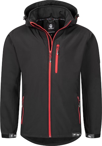 Rock Creek Outdoorjacke in Schwarz