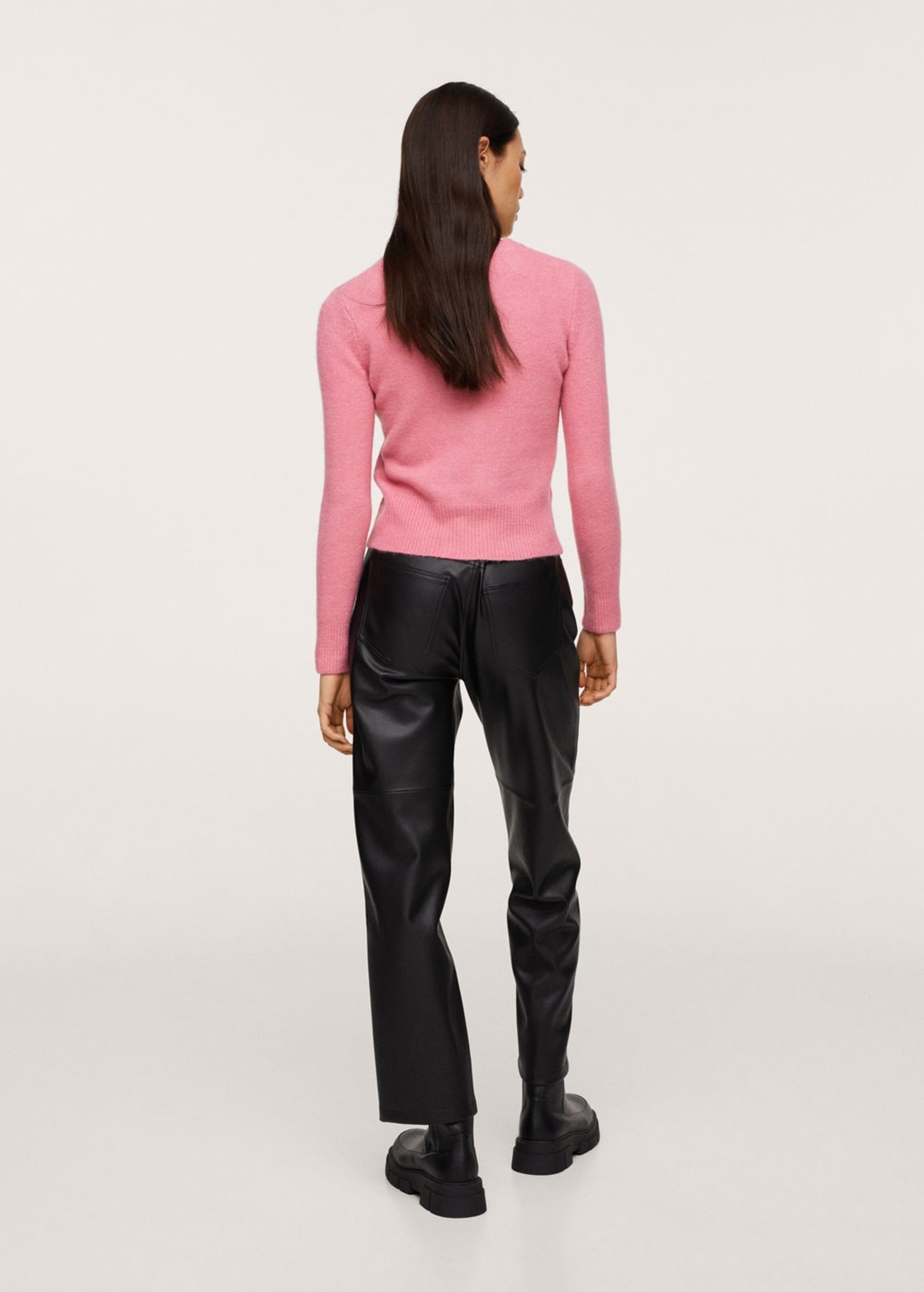 Frauen Große Größen MANGO Pullover in Hellpink - MJ41164 Frauen Große Größen MANGO Pullover in Hellpink - MJ41164