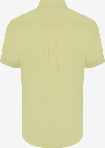 DENIM CULTURE - Ajuste regular Camisa 'Arlen' en amarillo