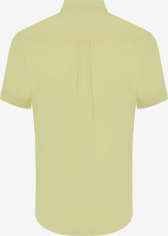 DENIM CULTURE Regular Fit Hemd 'Arlen' in Gelb