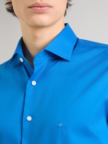 Michael Kors Slim Fit Бизнес риза в синьо
