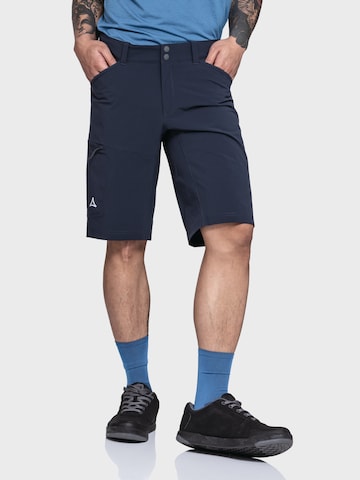 Schöffel Regular Outdoorbroek ' Shorts Danube M ' in Blauw: voorkant