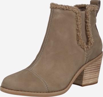 TOMS Chelsea Boots 'EVERLY' in Beige: front