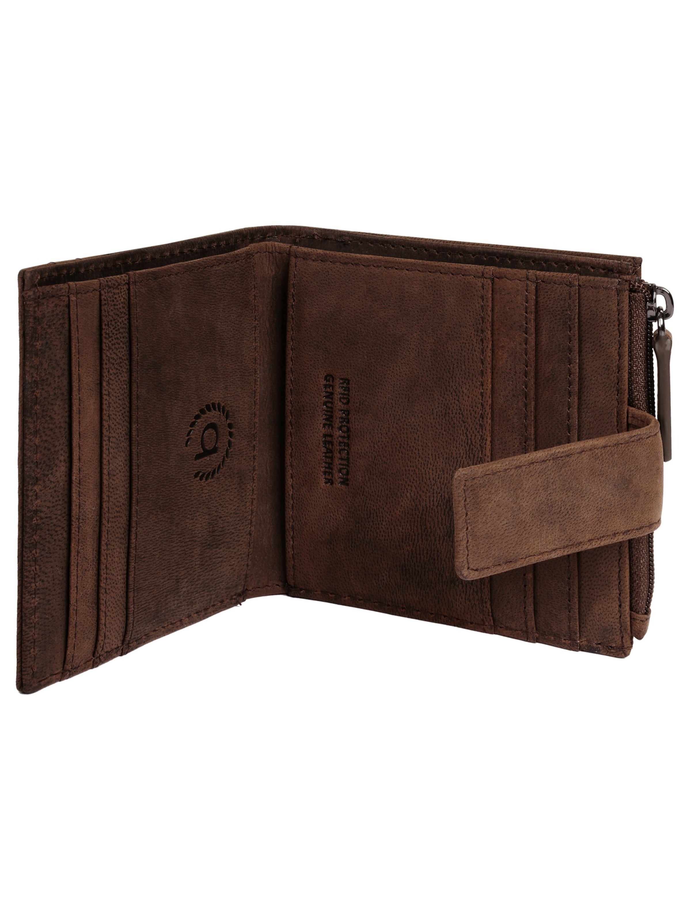 bugatti Portemonnaie 'bugatti Geldbörse LUCA' in Braun