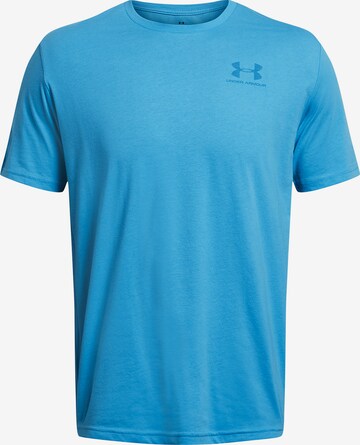 UNDER ARMOUR Functioneel shirt in Blauw: voorkant