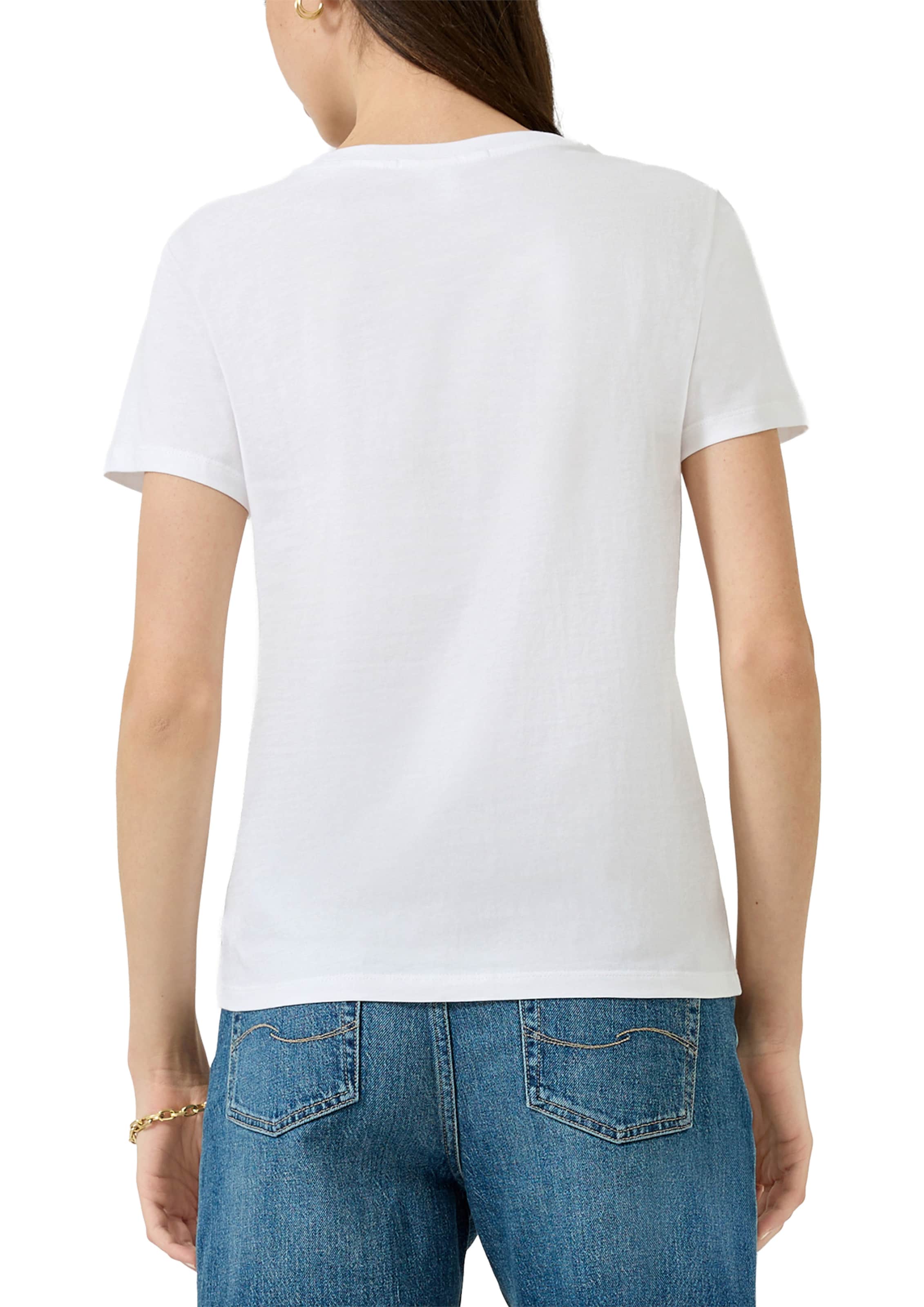 T-shirt QS en blanc