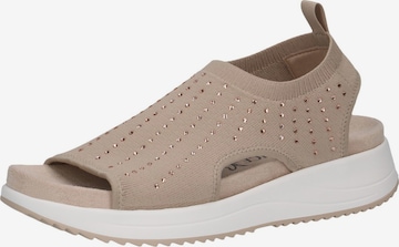 Sandales CAPRICE en beige : devant