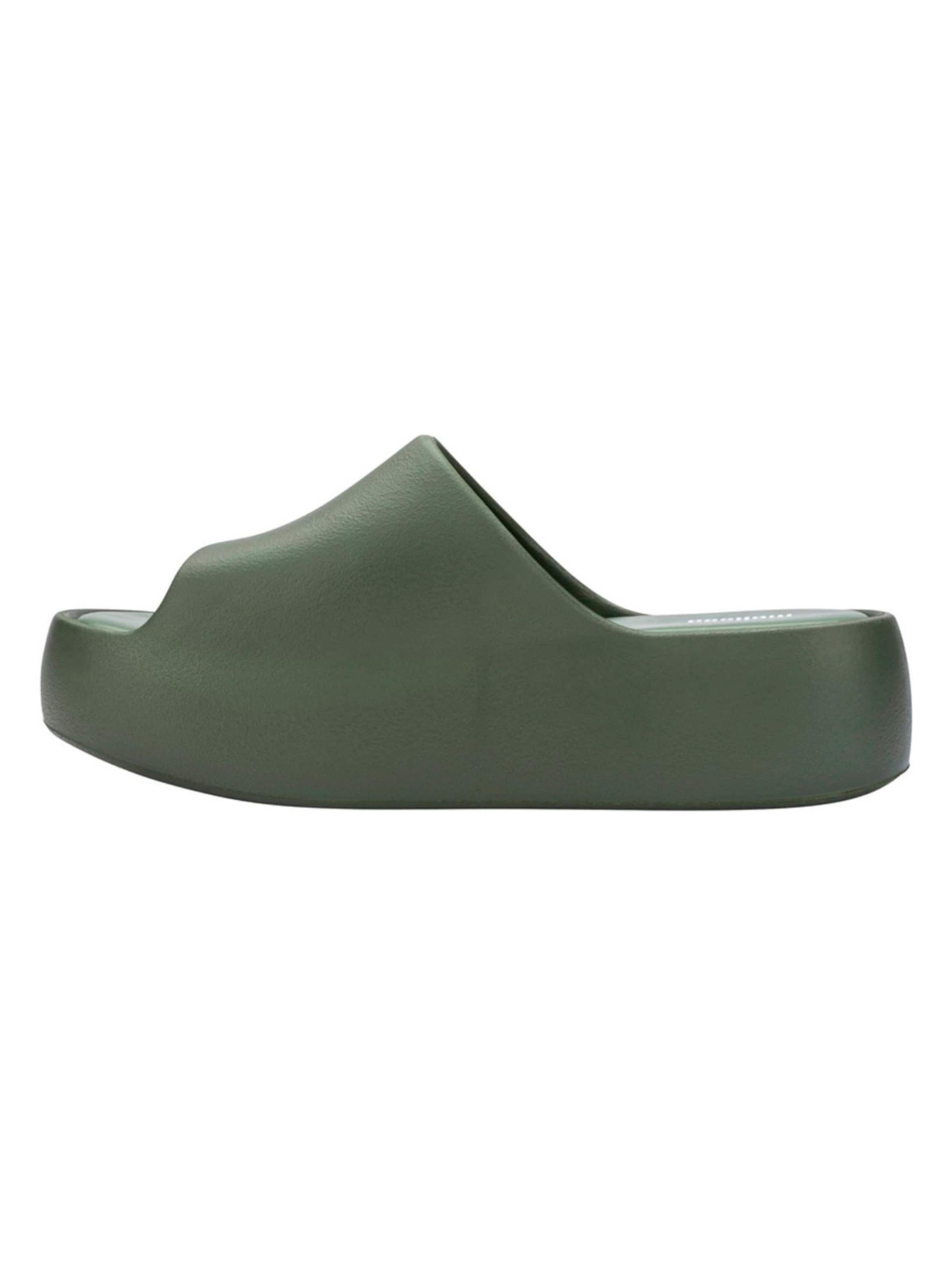 MELISSA Mules in Green: front