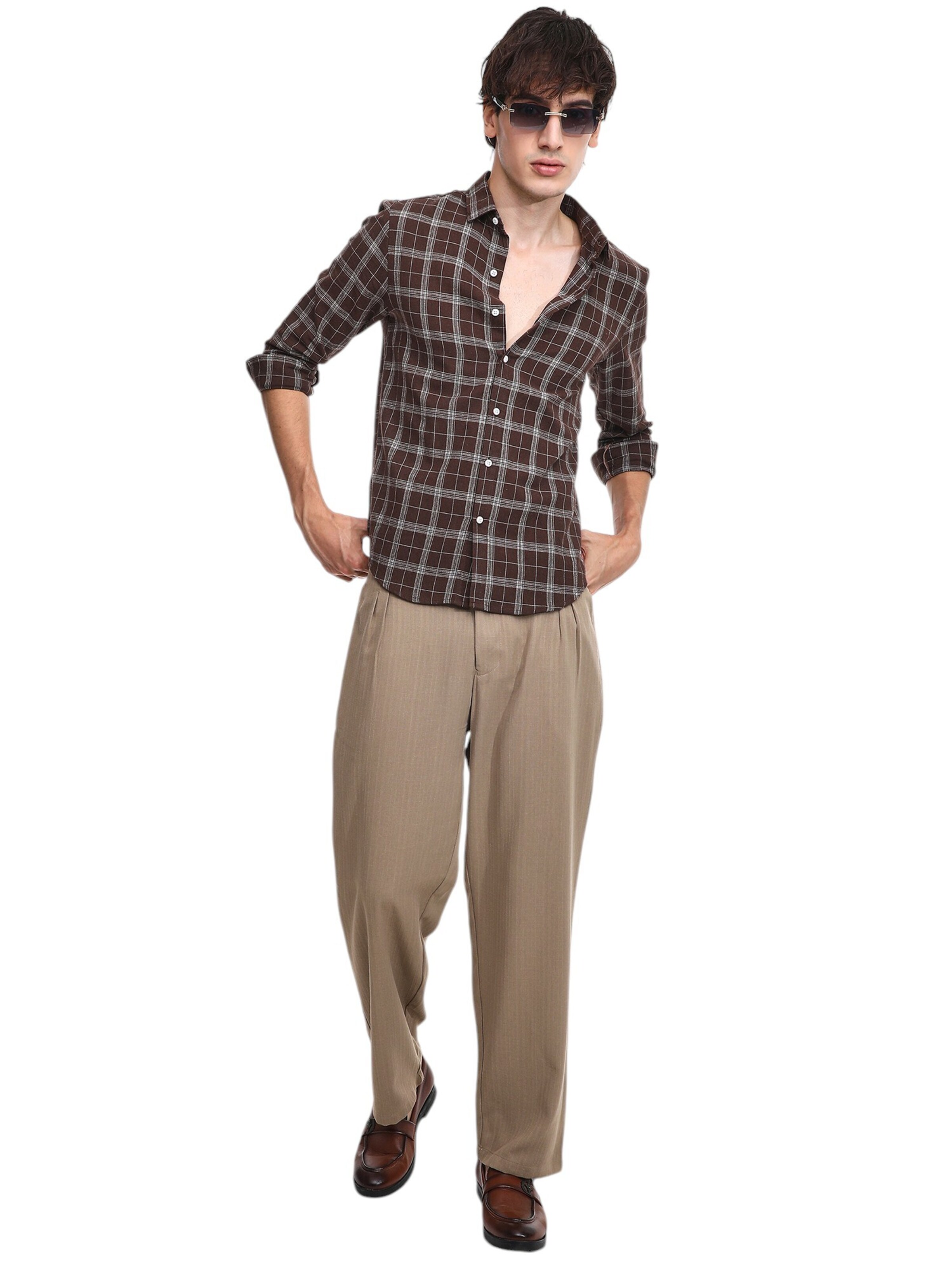 sarkans Campus Sutra Standarta piegriezums Krekls 'Tera'