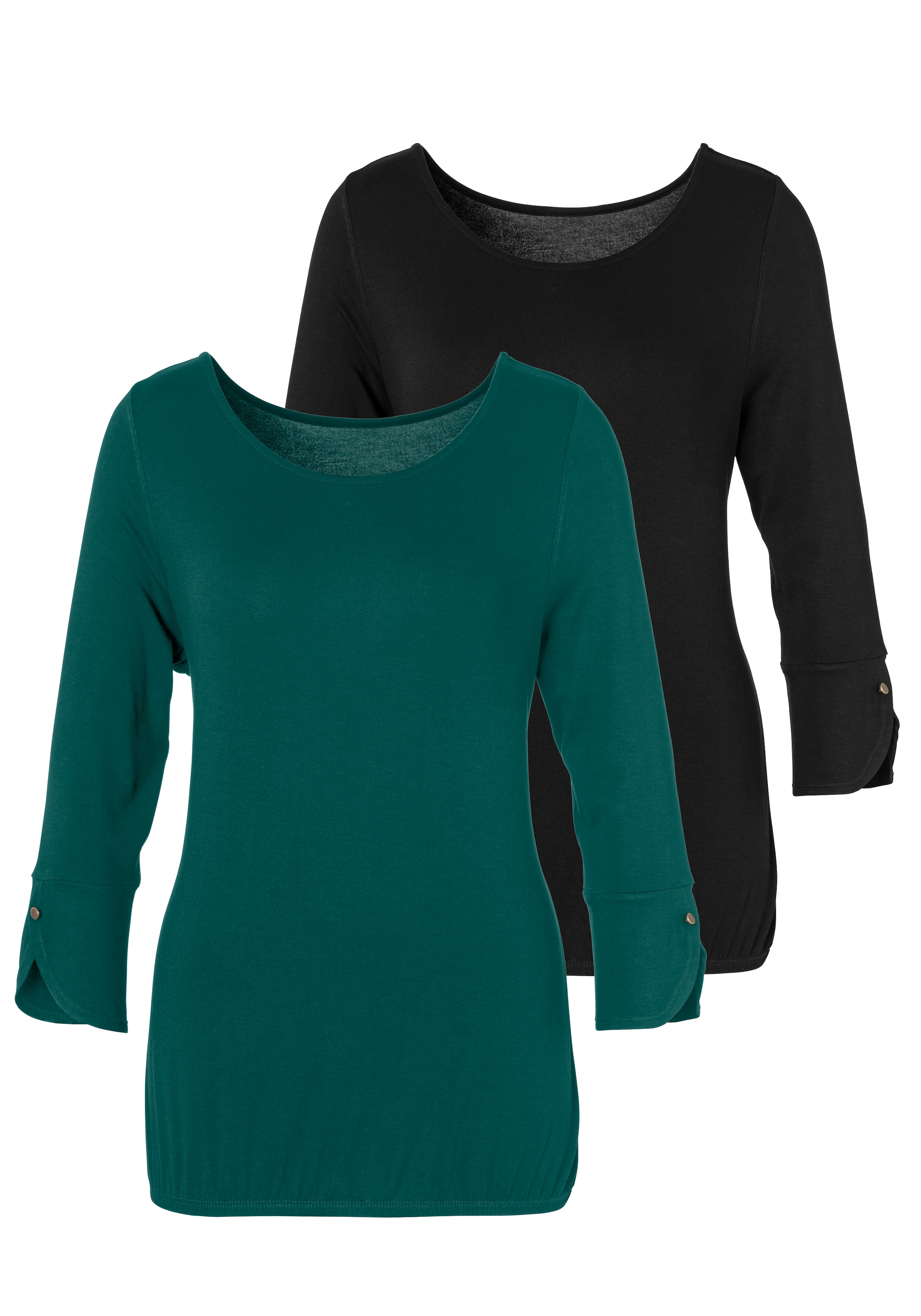 VIVANCE Shirt in Groen: voorkant