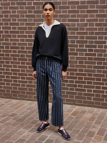 Next Vat Jeans in Blauw: voorkant