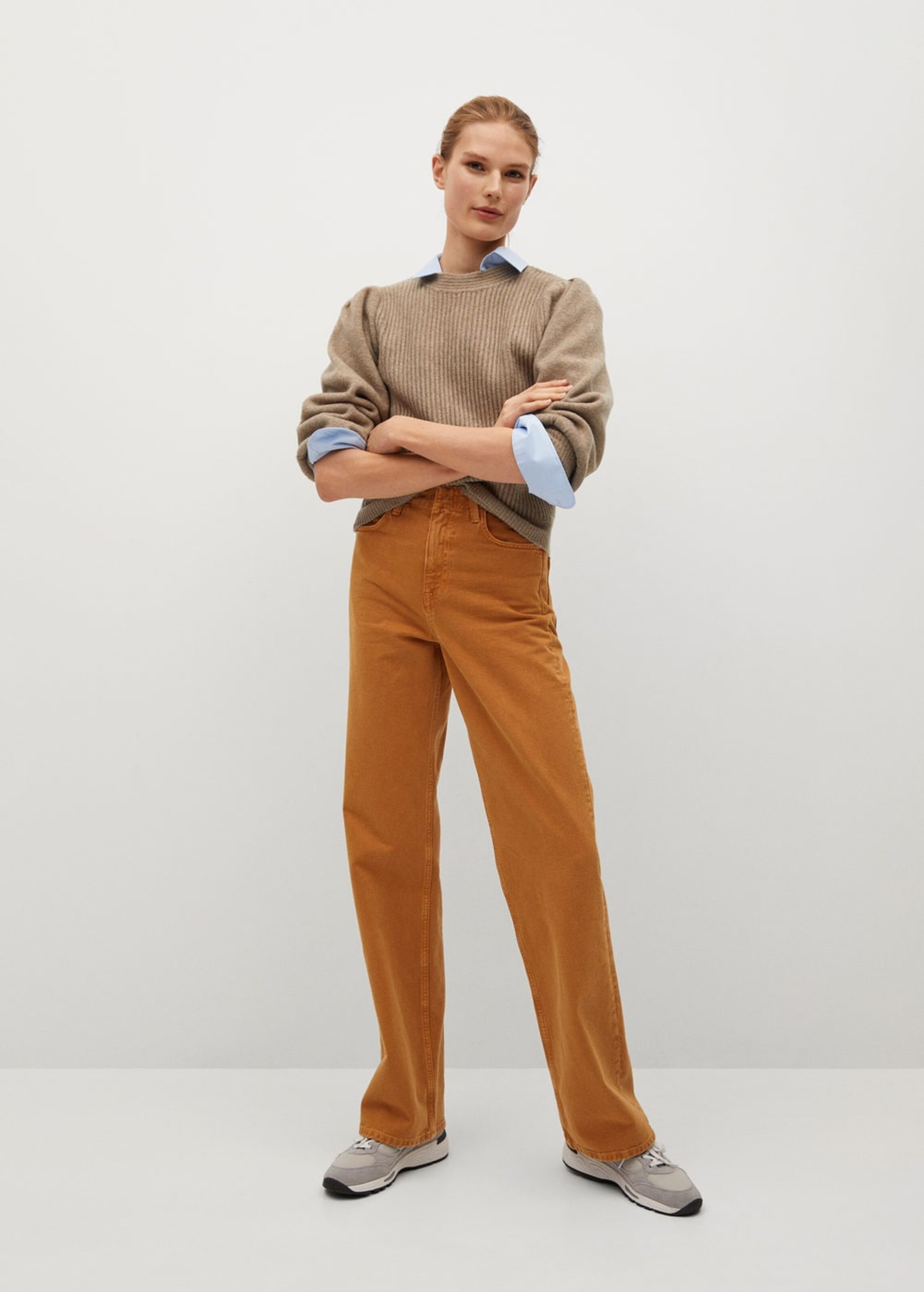 Frauen Pullover & Strick MANGO Pullover 'Maon' in Braun - LY31456 Frauen Pullover & Strick MANGO Pullover 'Maon' in Braun - LY31456