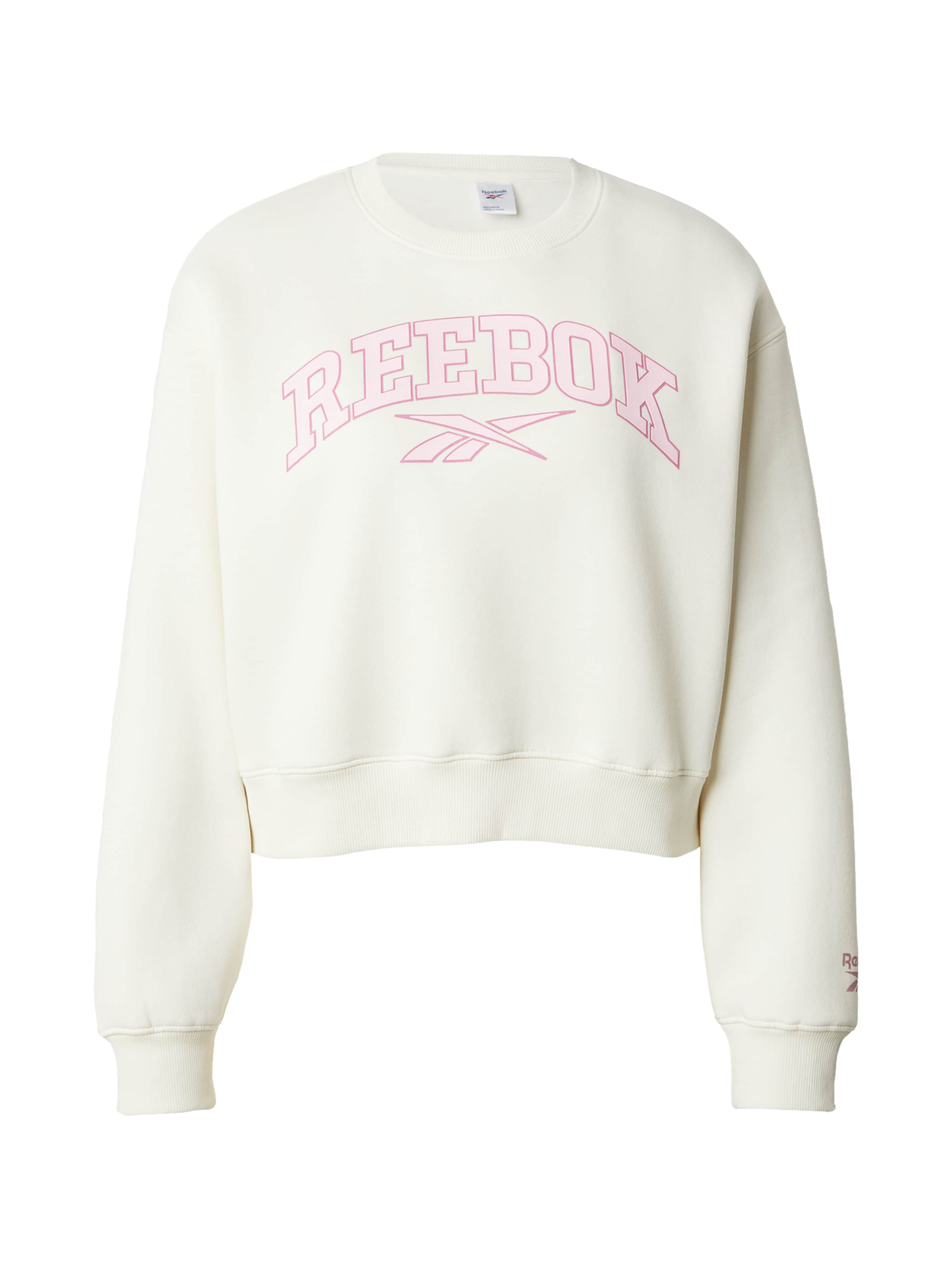 Reebok Mikina 'PEARL VARSITY' - Biela: predná strana