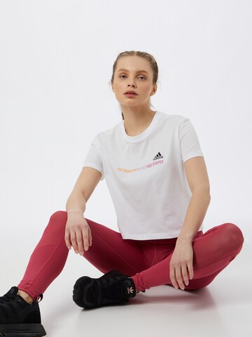 ADIDAS SPORTSWEAR Funktionsbluse i hvid