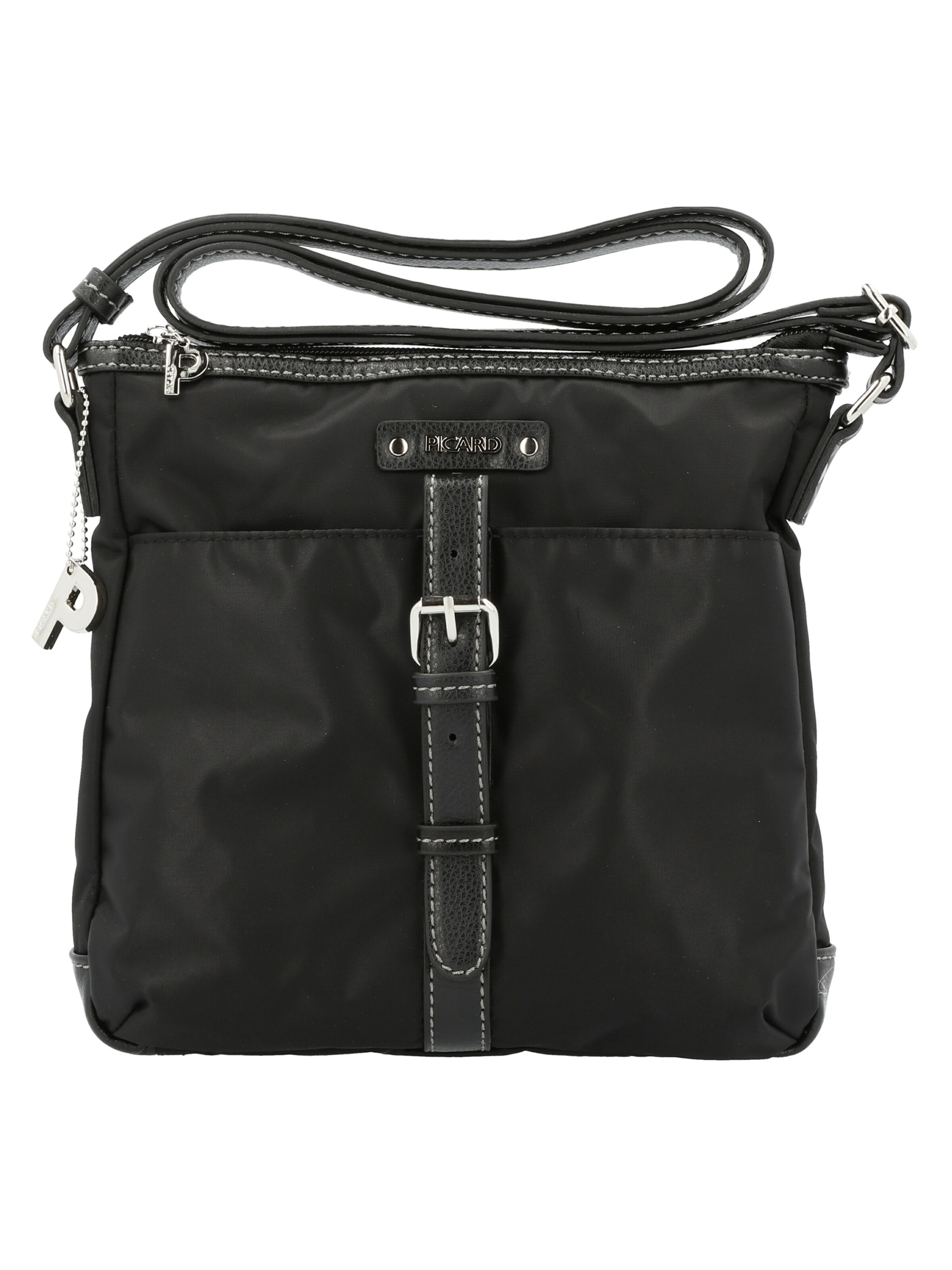 Picard Umhängetasche in Schwarz: Vorderseite