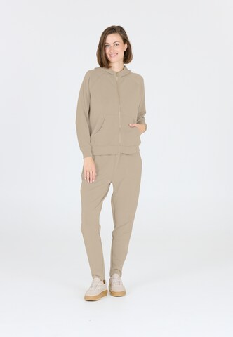 Athlecia Sweat jacket 'Jacey' in Brown