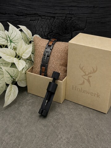 Holzwerk - Pulsera 'WALDSEE' en marrón