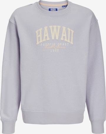 Jack & Jones Junior Sweatshirt 'Detroit' in Purple: front