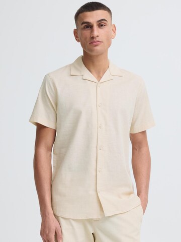 INDICODE JEANS - Regular Fit Camisa ' IDMonken ' em bege: frente