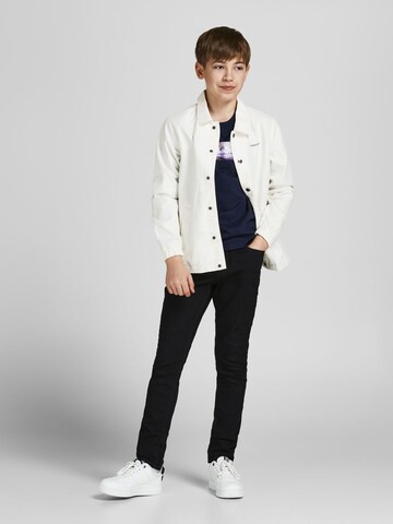 Veste mi-saison Jack & Jones Junior en blanc