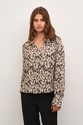 KAREN BY SIMONSEN Blouse 'Nikole' in Beige: voorkant