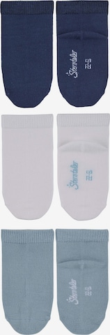 STERNTALER Ponožky 'Bambus' – modrá: přední strana