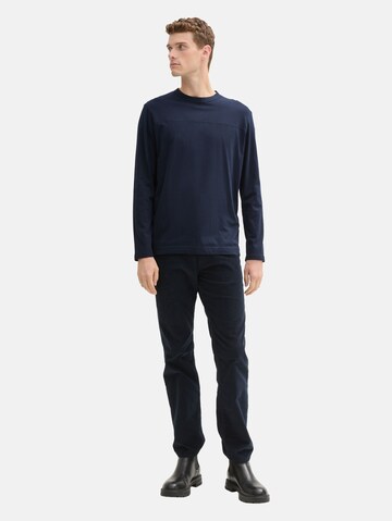 TOM TAILOR Langarmshirt in Blau