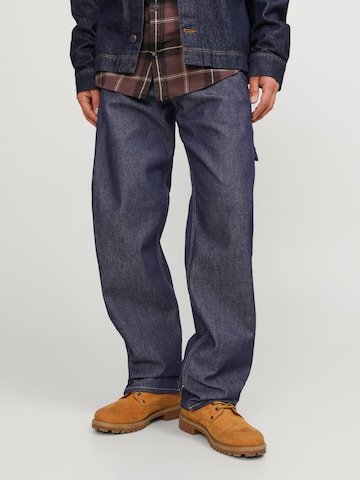JACK & JONES Regular Jeans 'Eddie Carpenter' in Blauw: voorkant