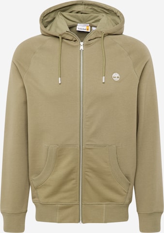 TIMBERLAND Sweatjacke in Grün: predná strana