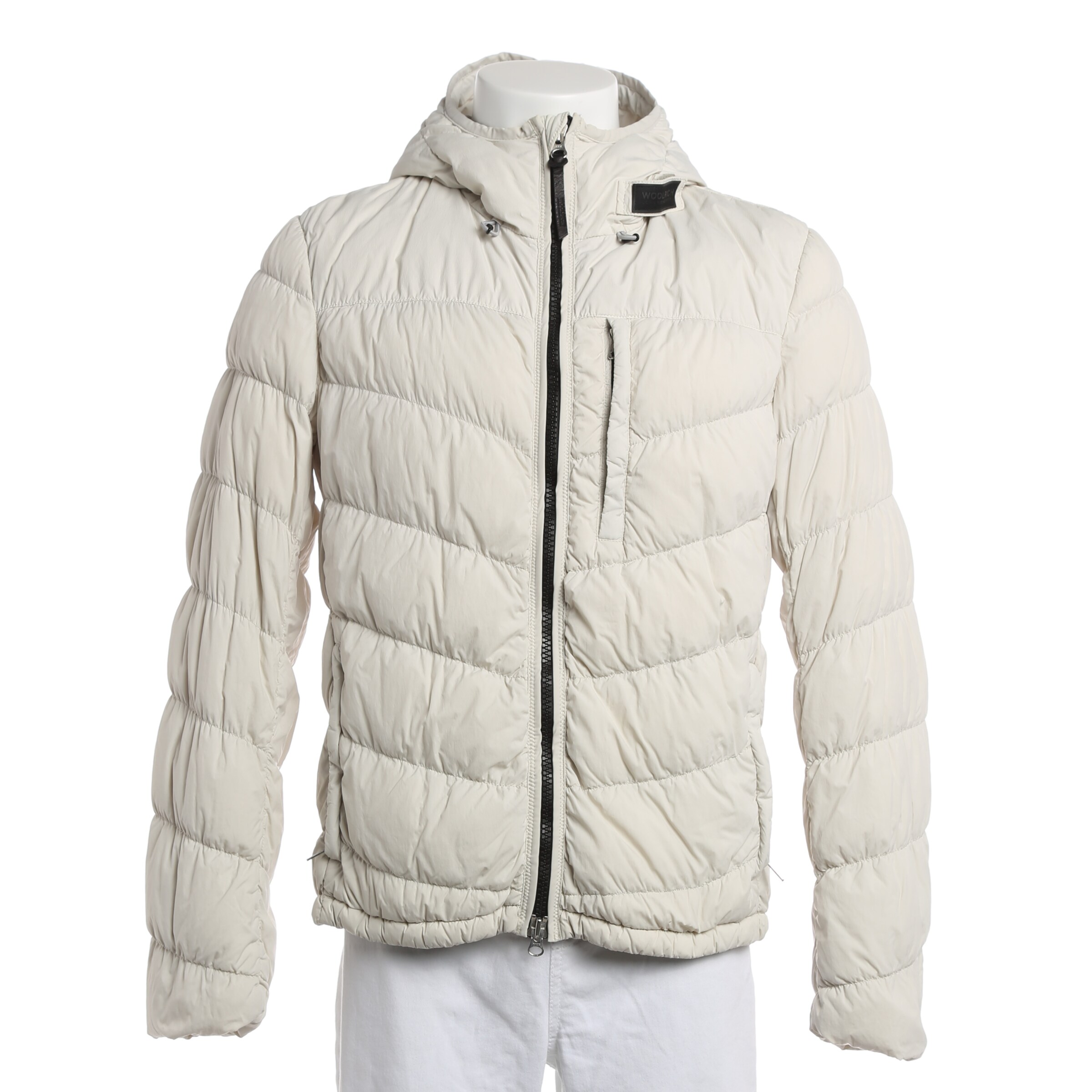 Woolrich Übergangsjacke in M in weiß, Produktansicht