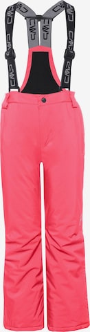 CMP Regular Workout Pants 'Salopette' in Pink: front