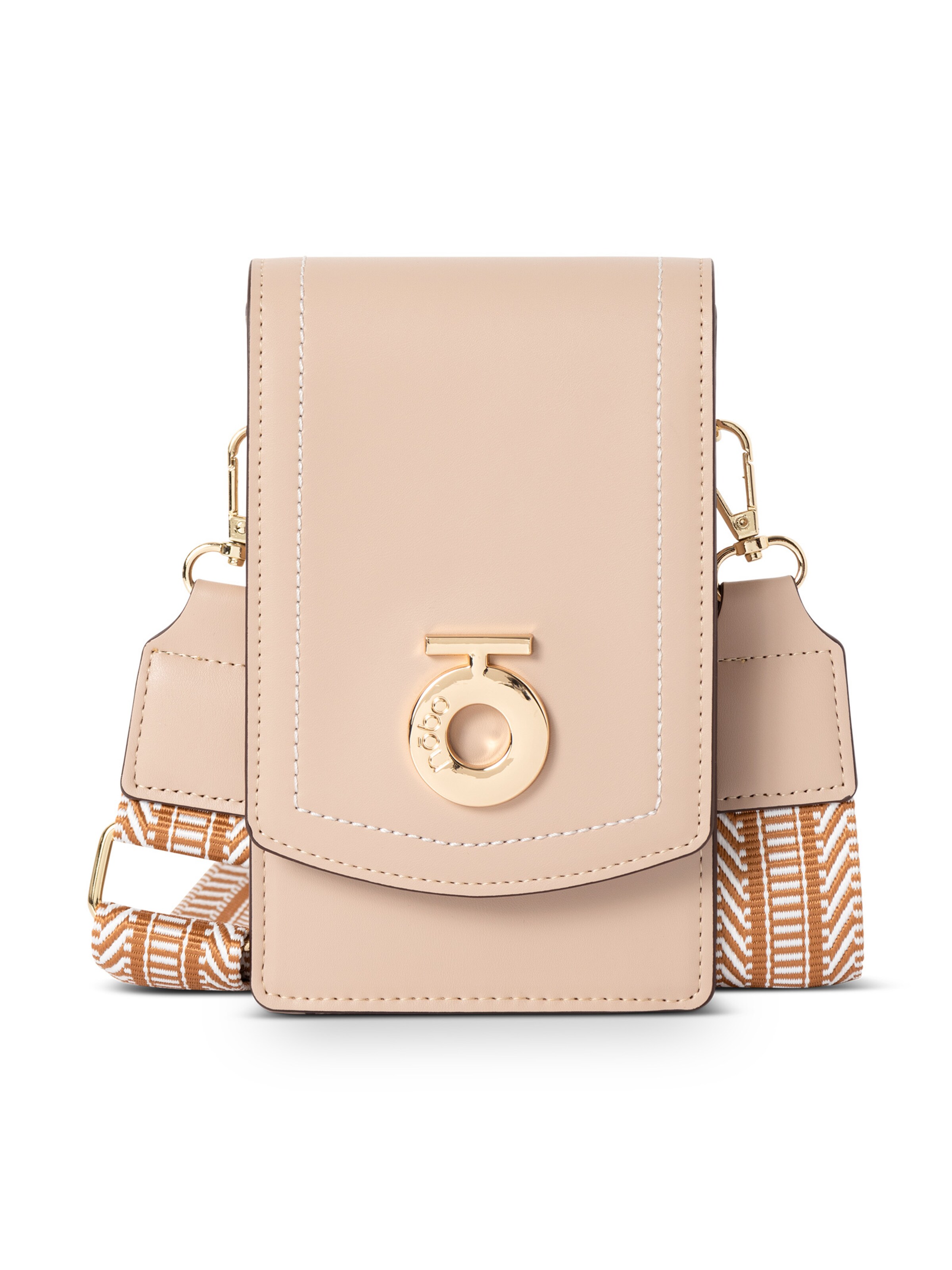 NOBO Skuldertaske 'LILA' i beige: forside