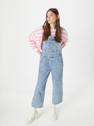 LEVI'S ® Loose fit Jean Overalls 'Silvertab Crop Overall' in Blue