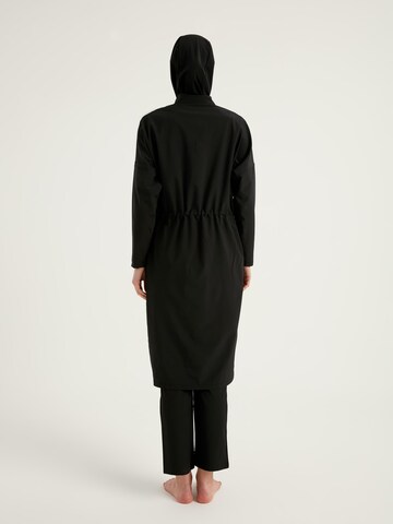 MARINA High neck Badpakjurk 'Modest Marina M2507-1' in Zwart