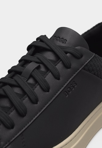 Sneaker low 'Kieran' de la BOSS pe negru
