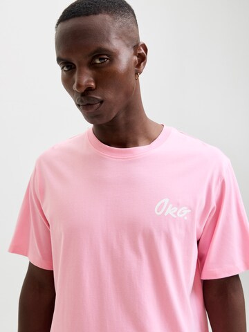 JACK & JONES T-shirt 'JORURBAN' i rosa